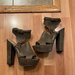 DIESEL PLATFORM HEELS shoes